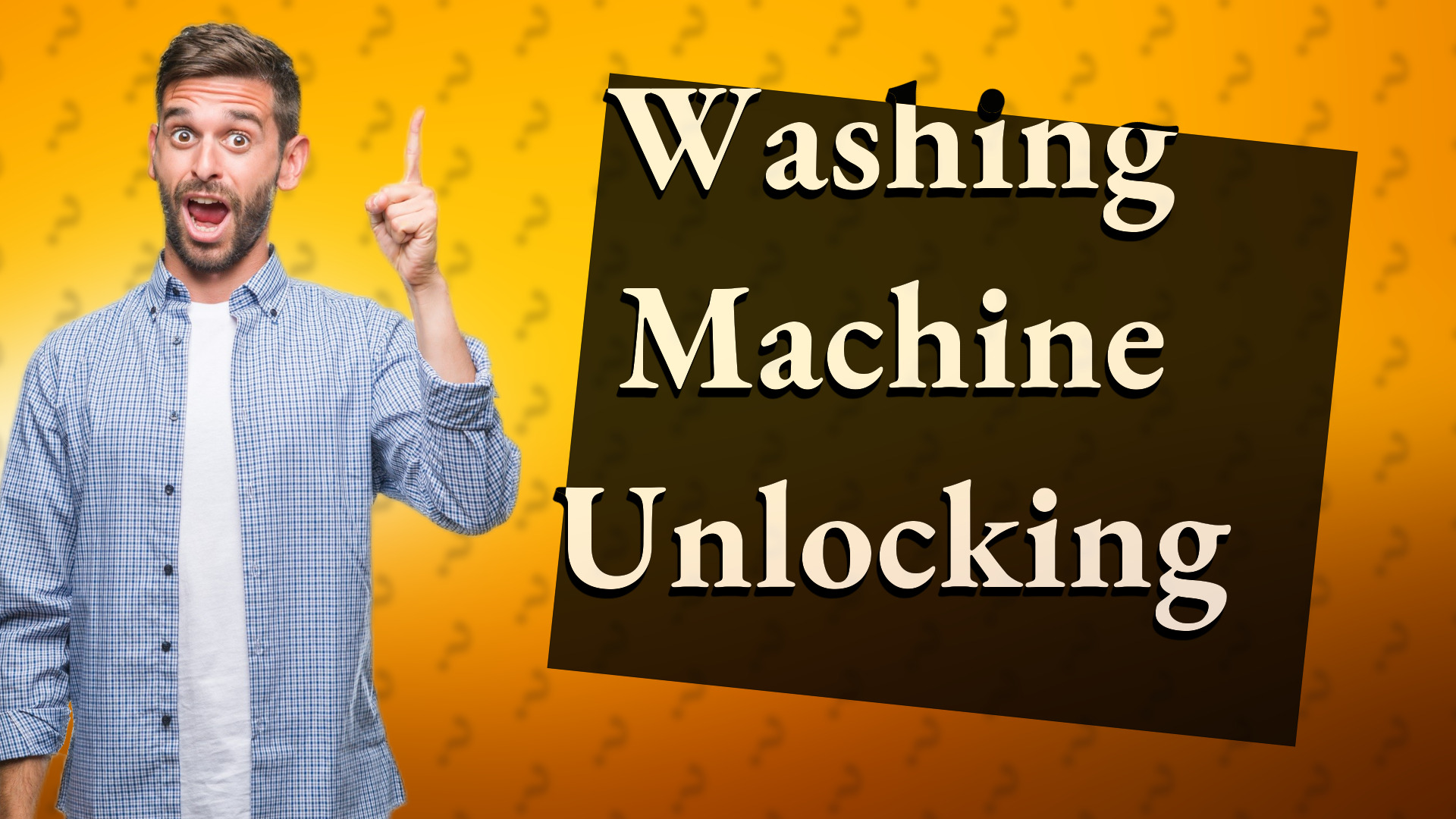 Washing Machine Unlocking