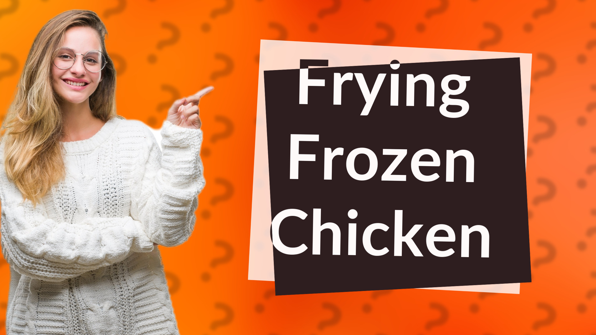 Frying Frozen Chicken