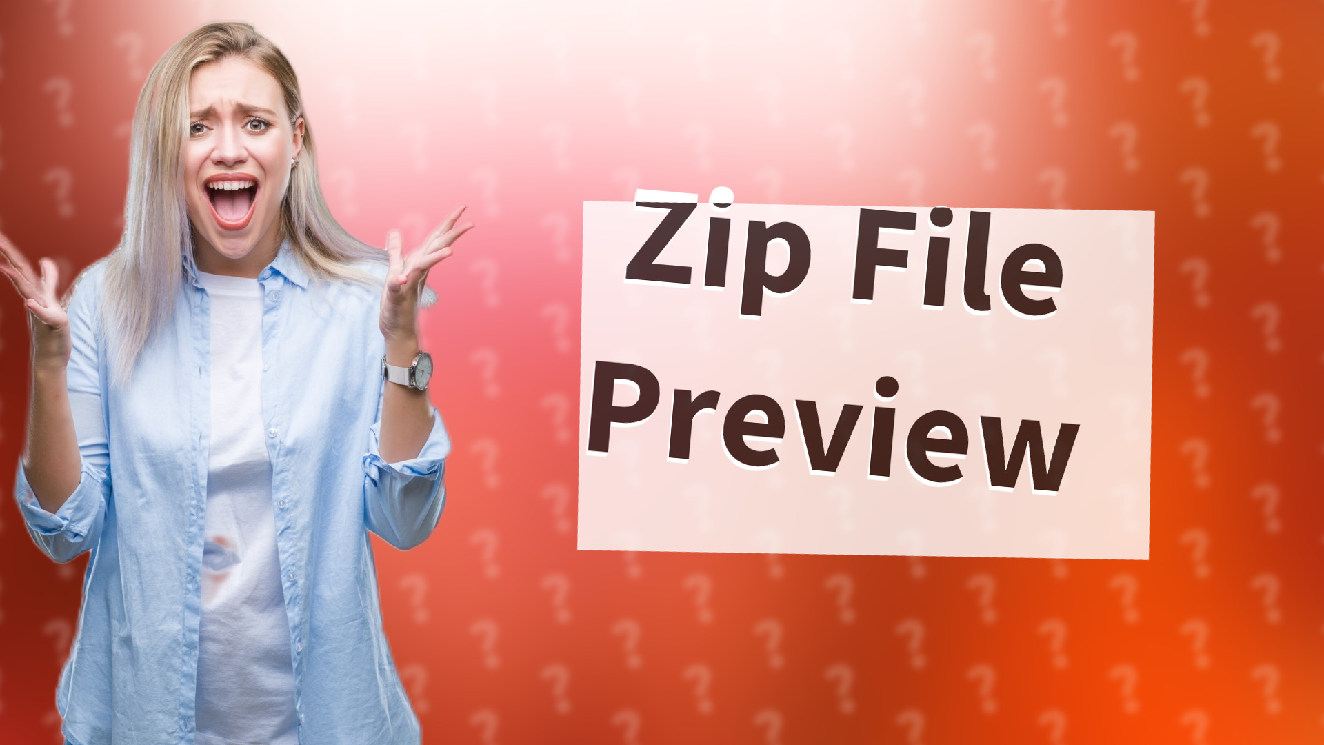 Zip File Preview