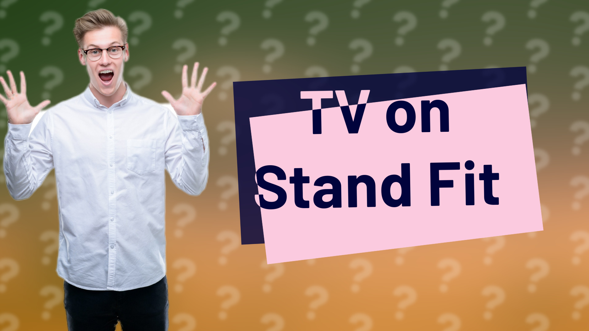 TV on Stand Fit