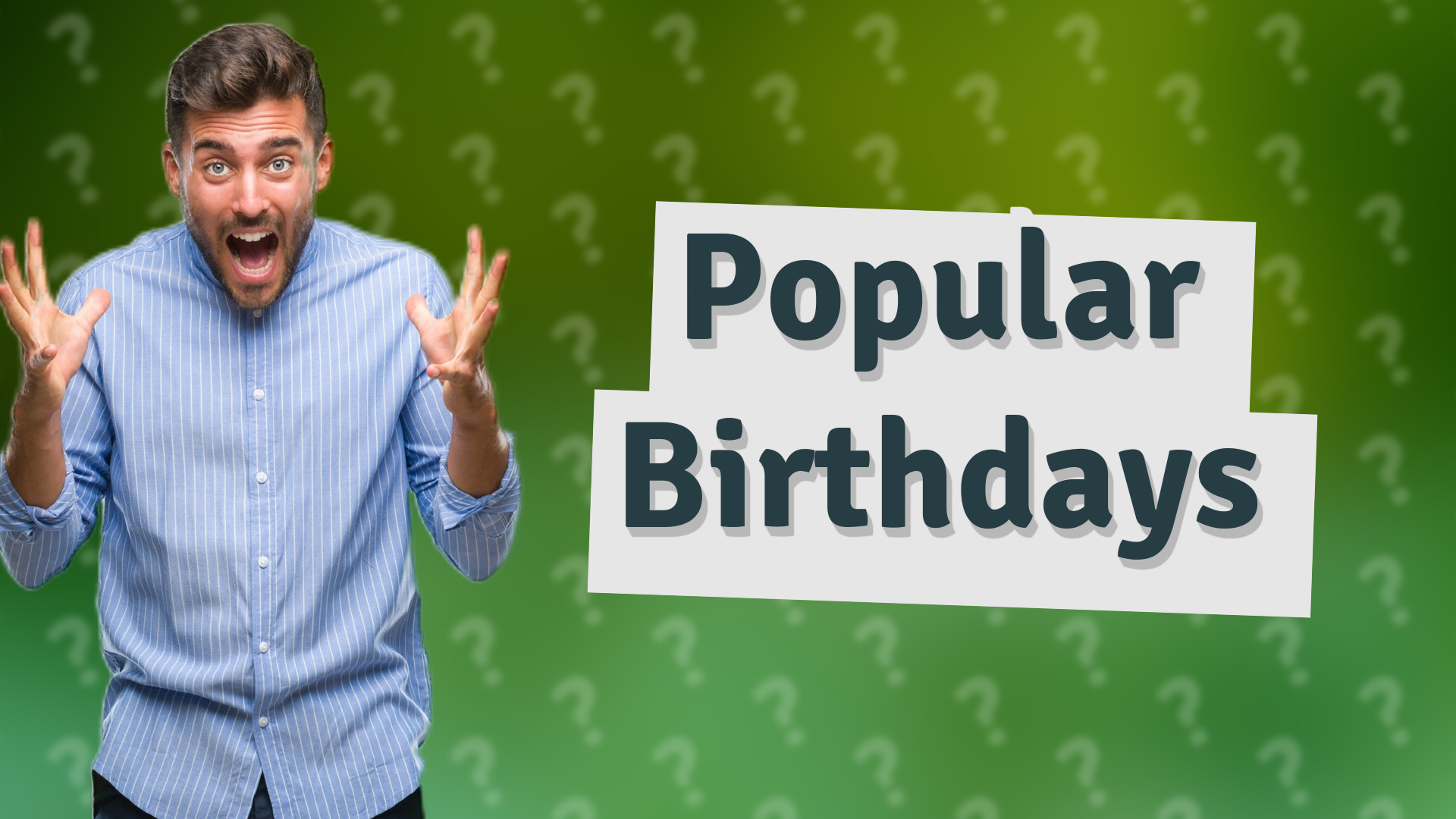 Popular Birthdays