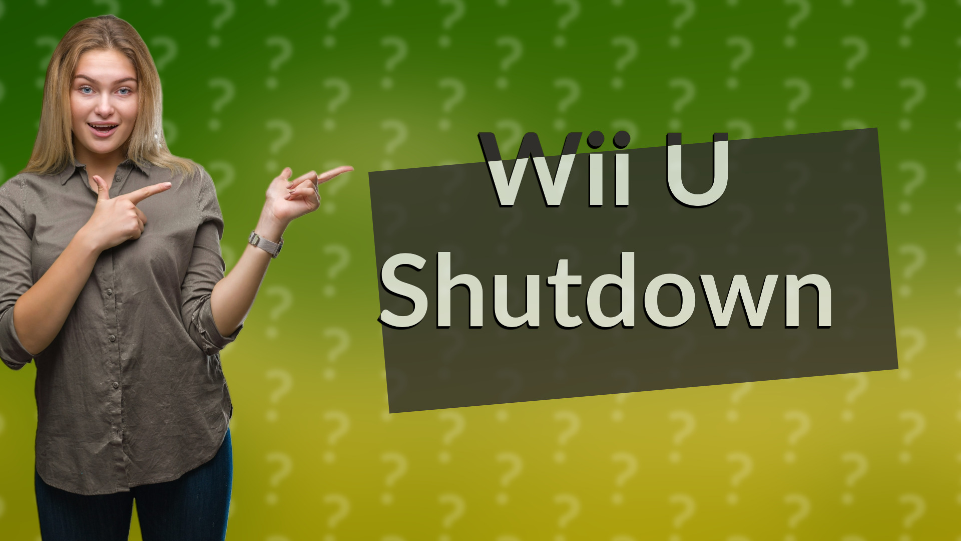 Wii U Shutdown