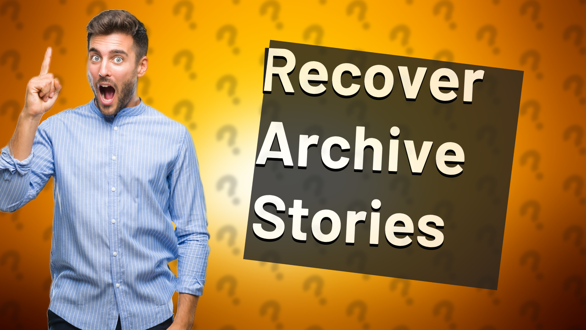 Recover Archive Stories