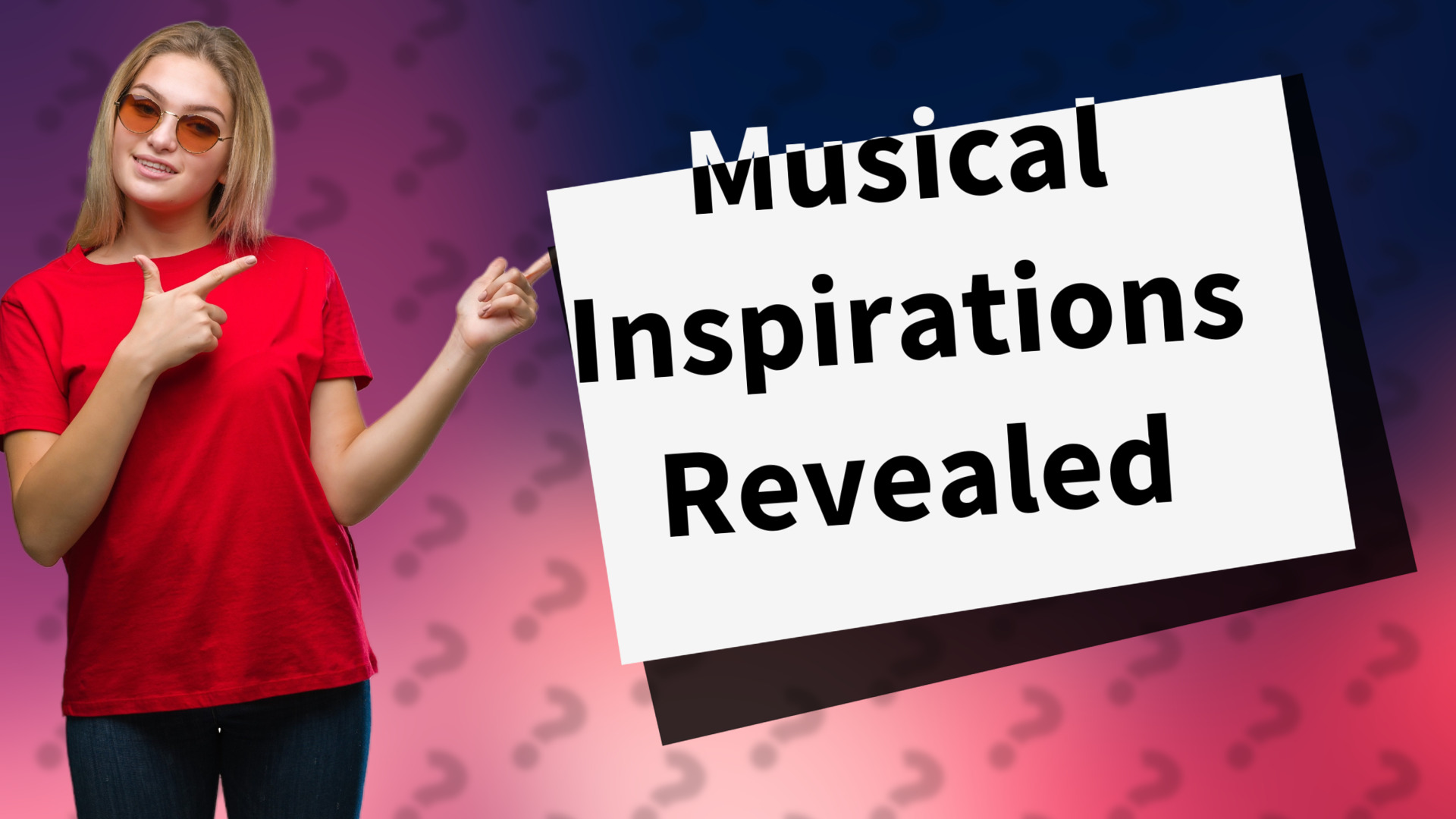 Musical Inspirations Revealed