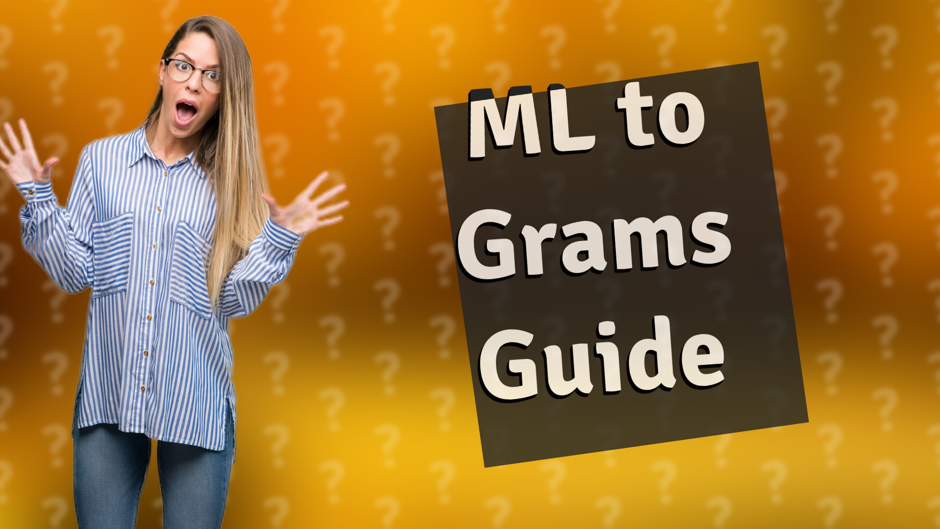 ML to Grams Guide