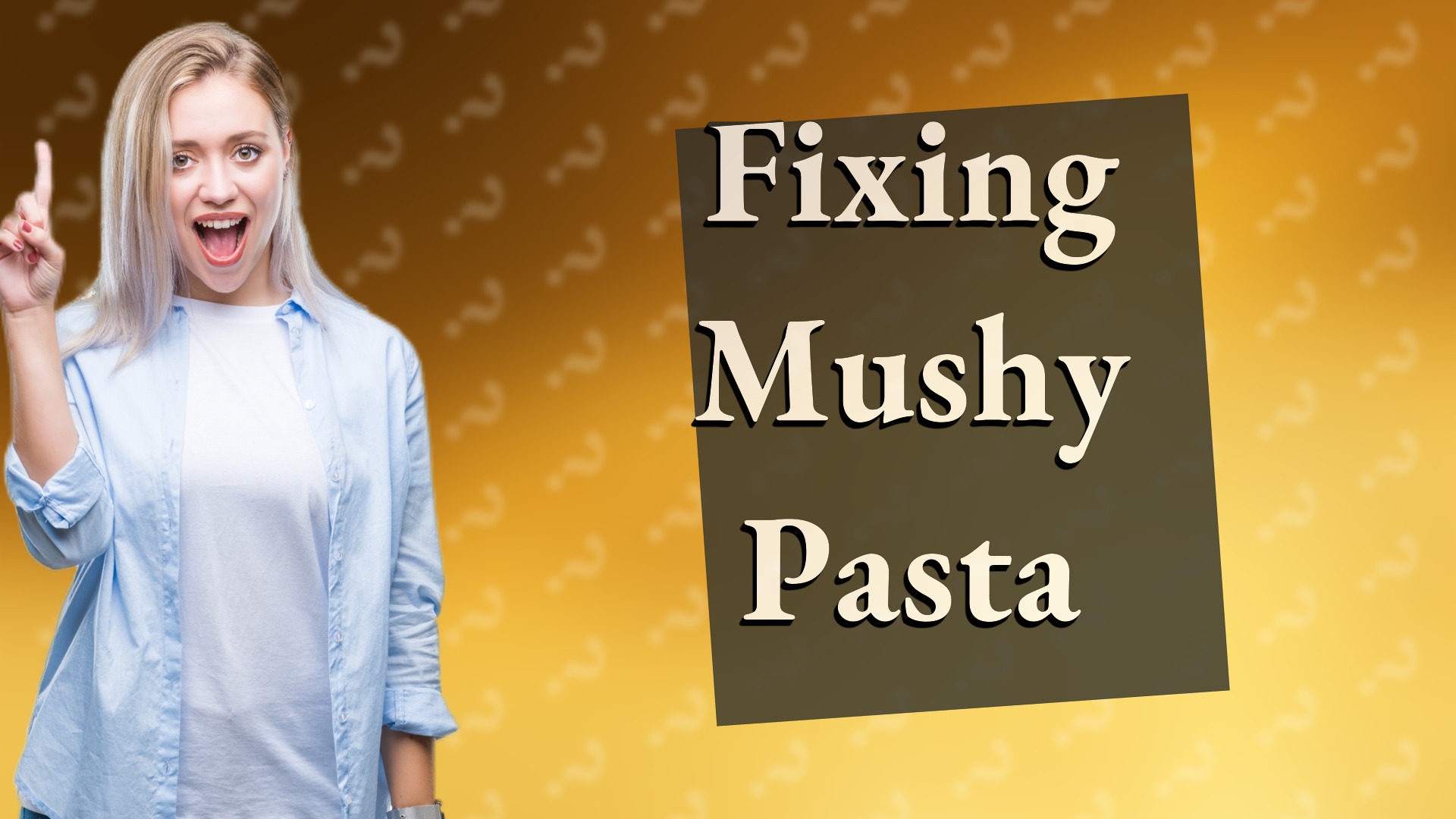 Fixing Mushy Pasta