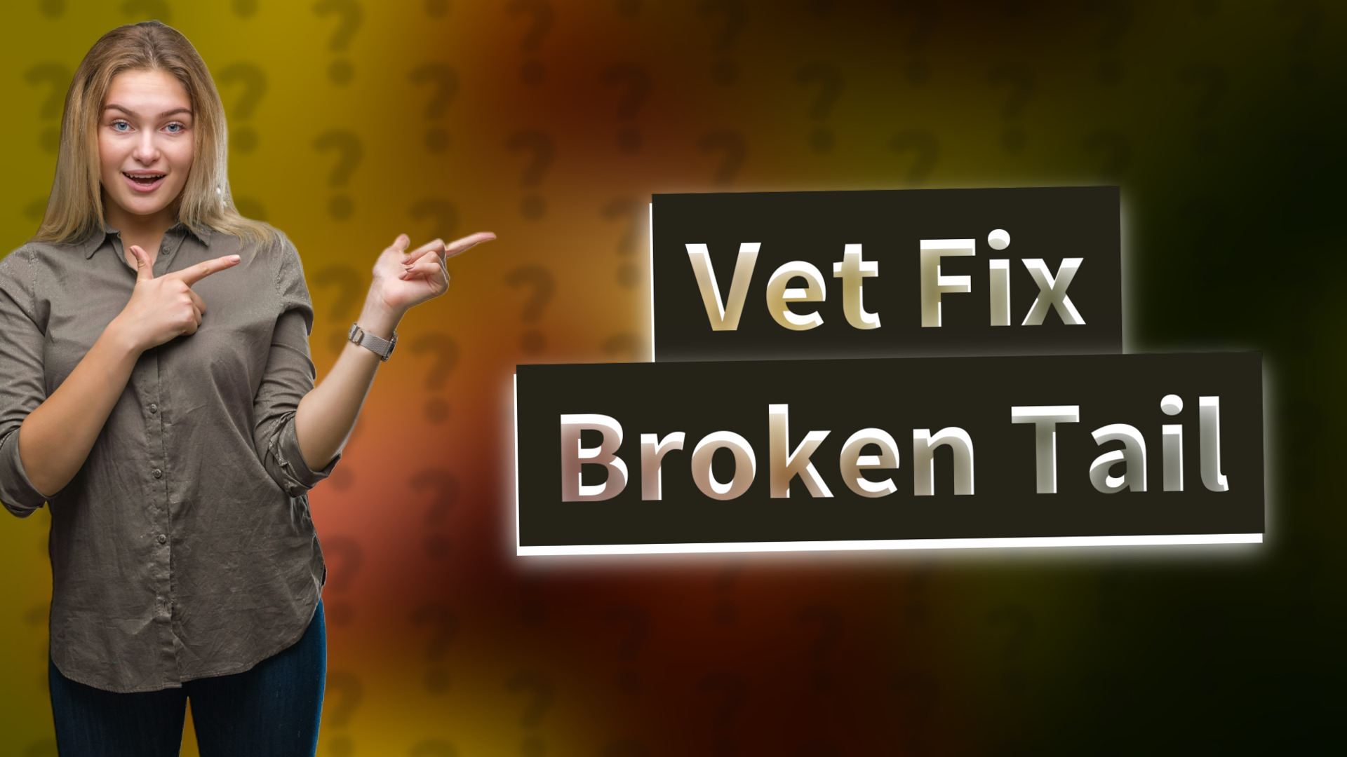 Vet Fix Broken Tail