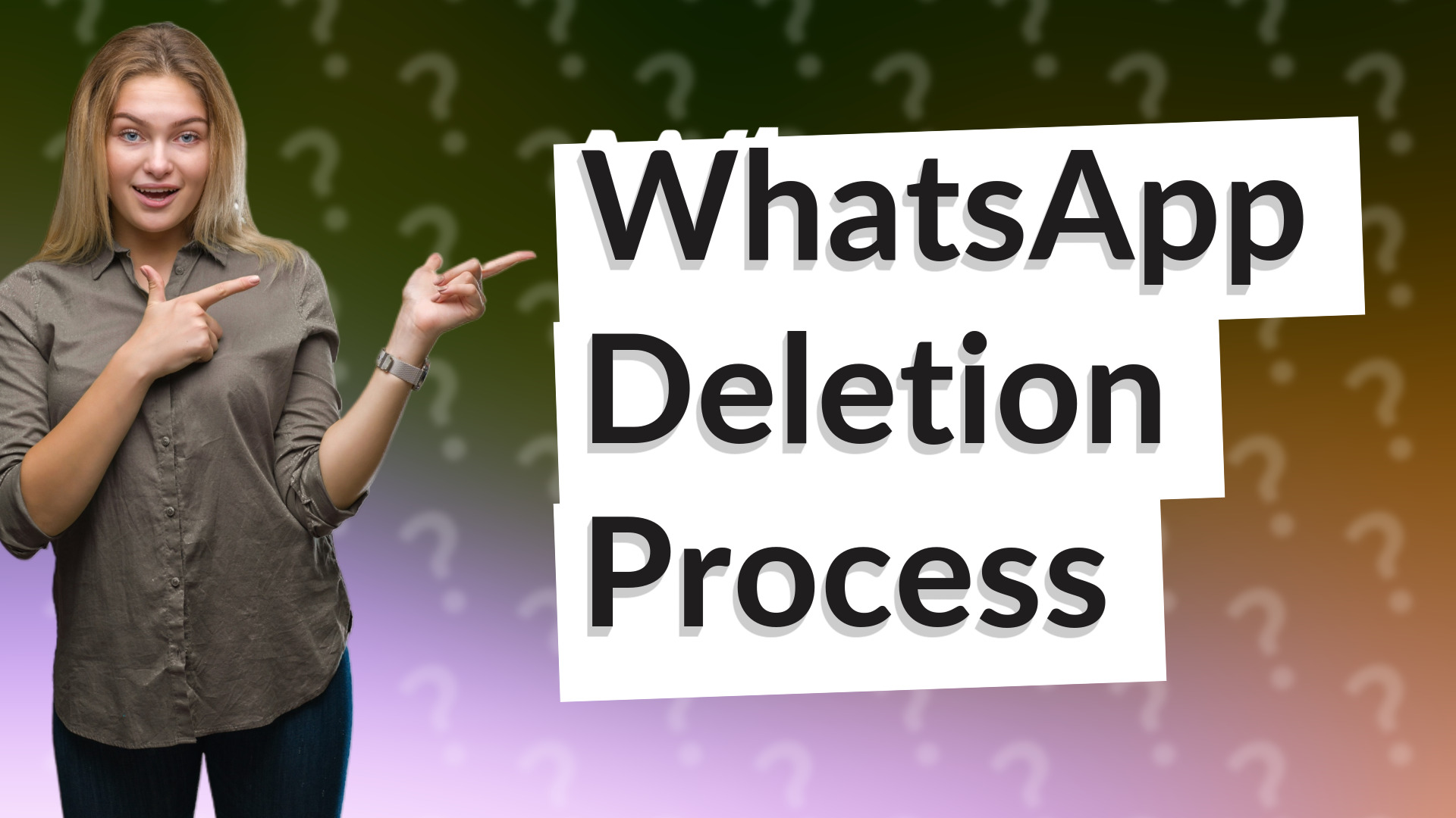 WhatsApp Deletion Process