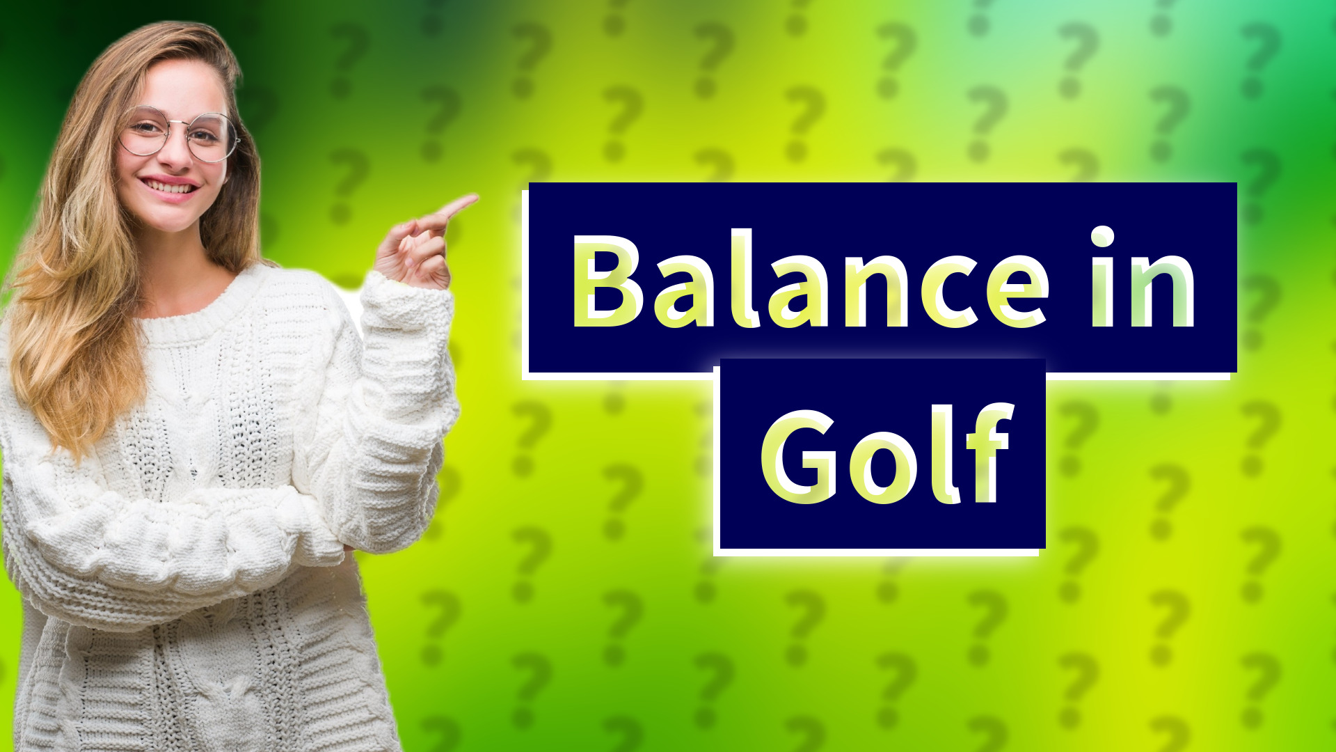 Balance in Golf