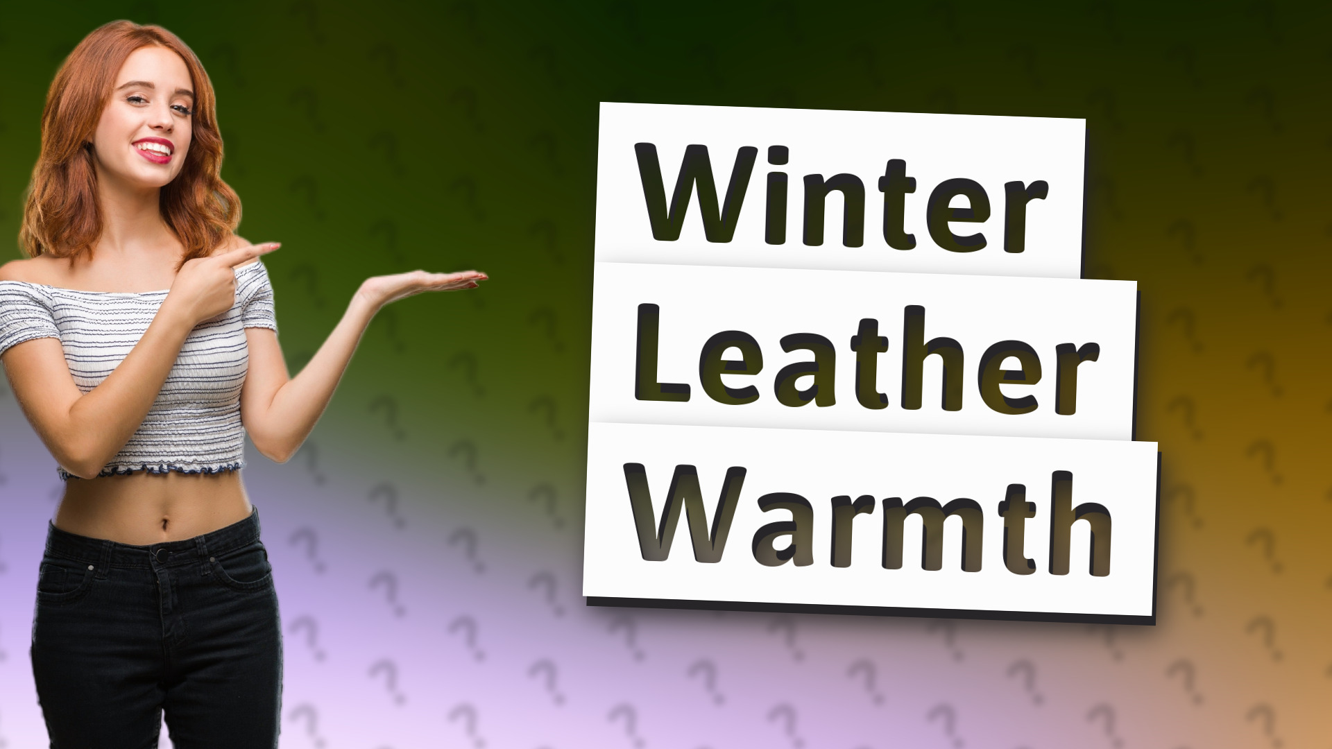 Winter Leather Warmth