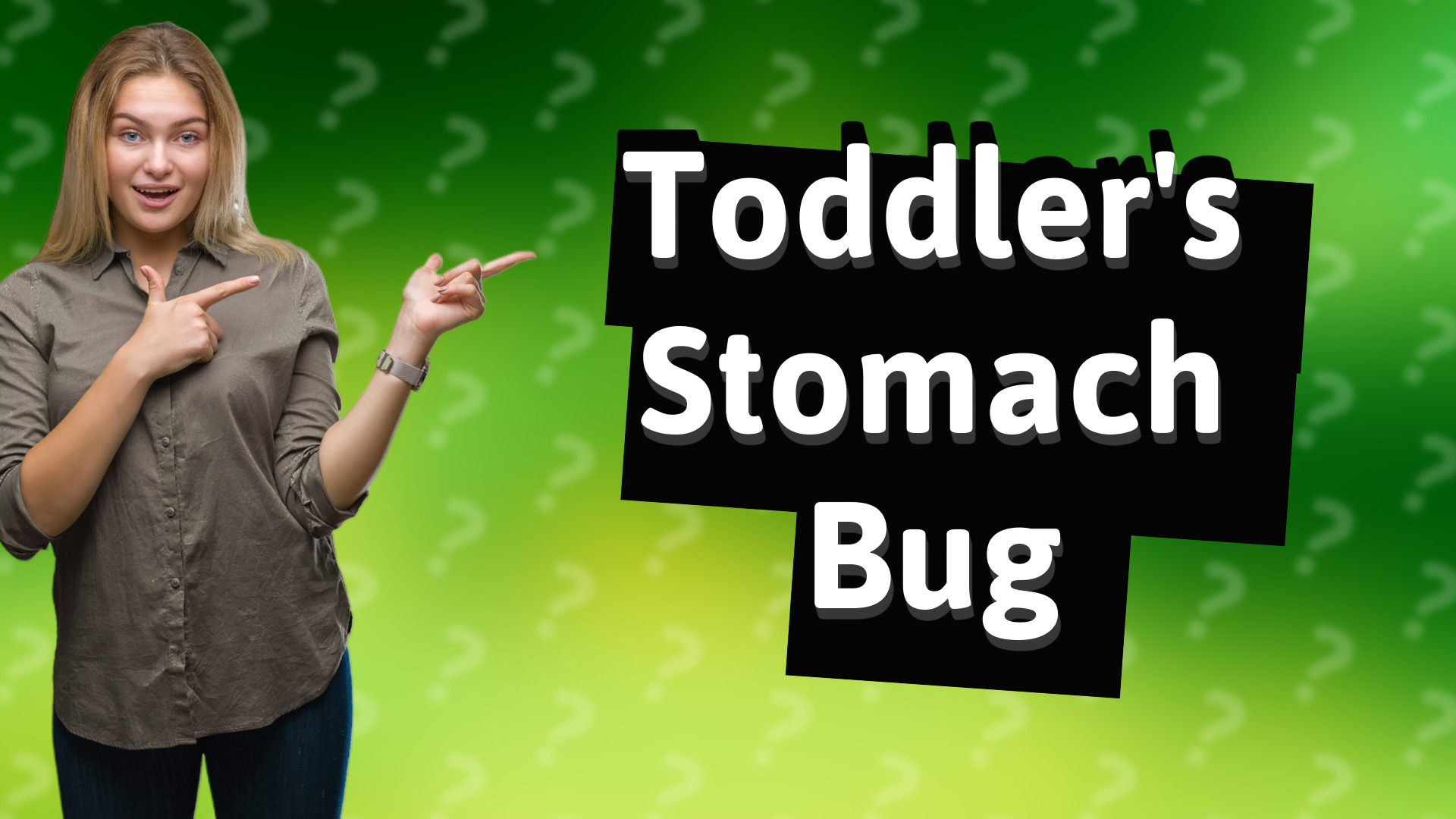 Toddler's Stomach Bug