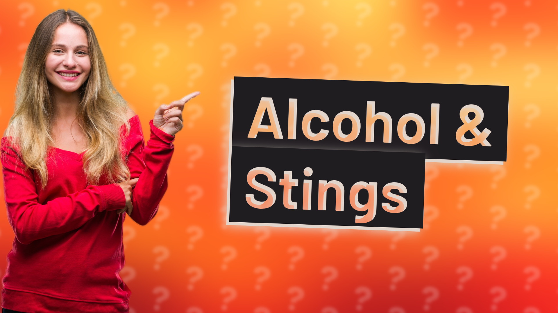 Alcohol & Stings