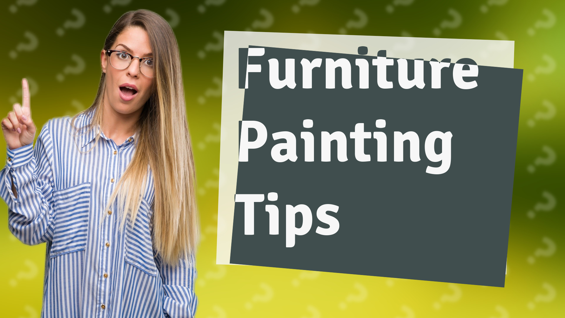Furniture Painting Tips