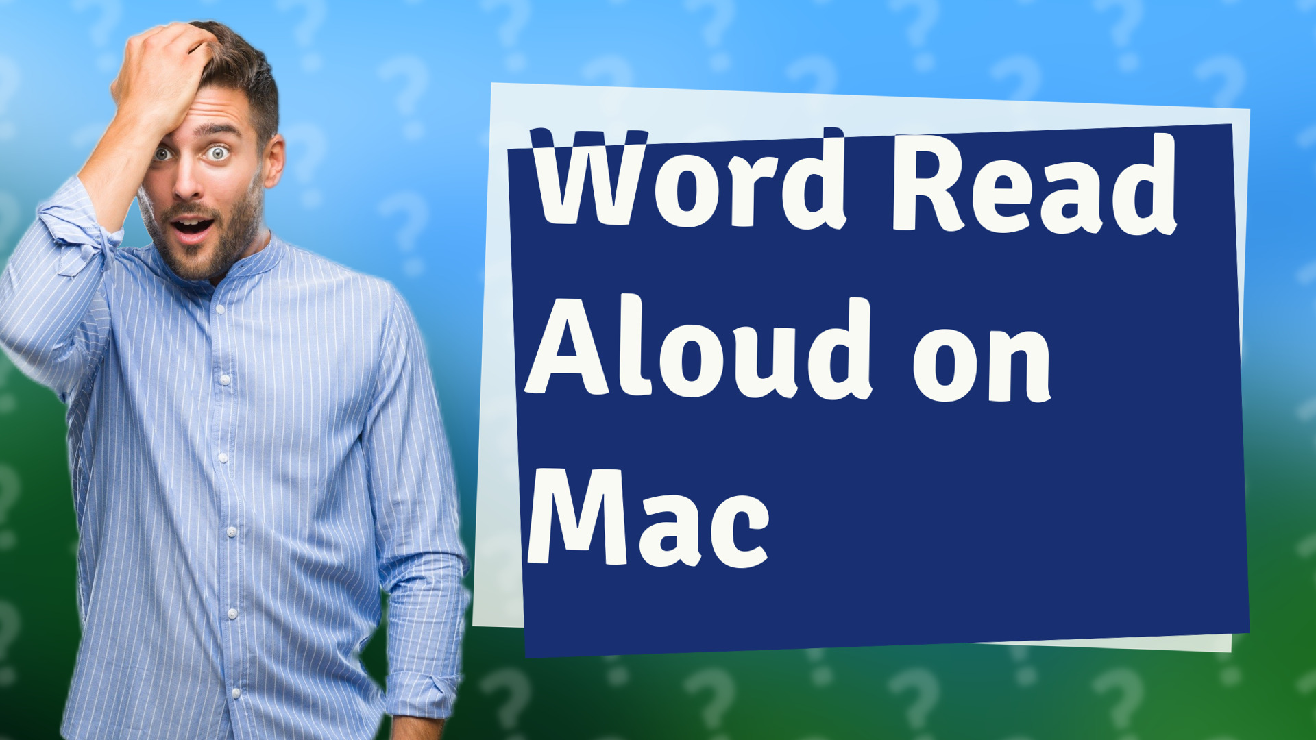 Word Read Aloud on Mac