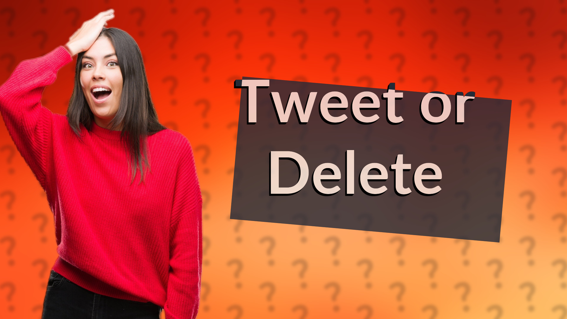 Tweet or Delete