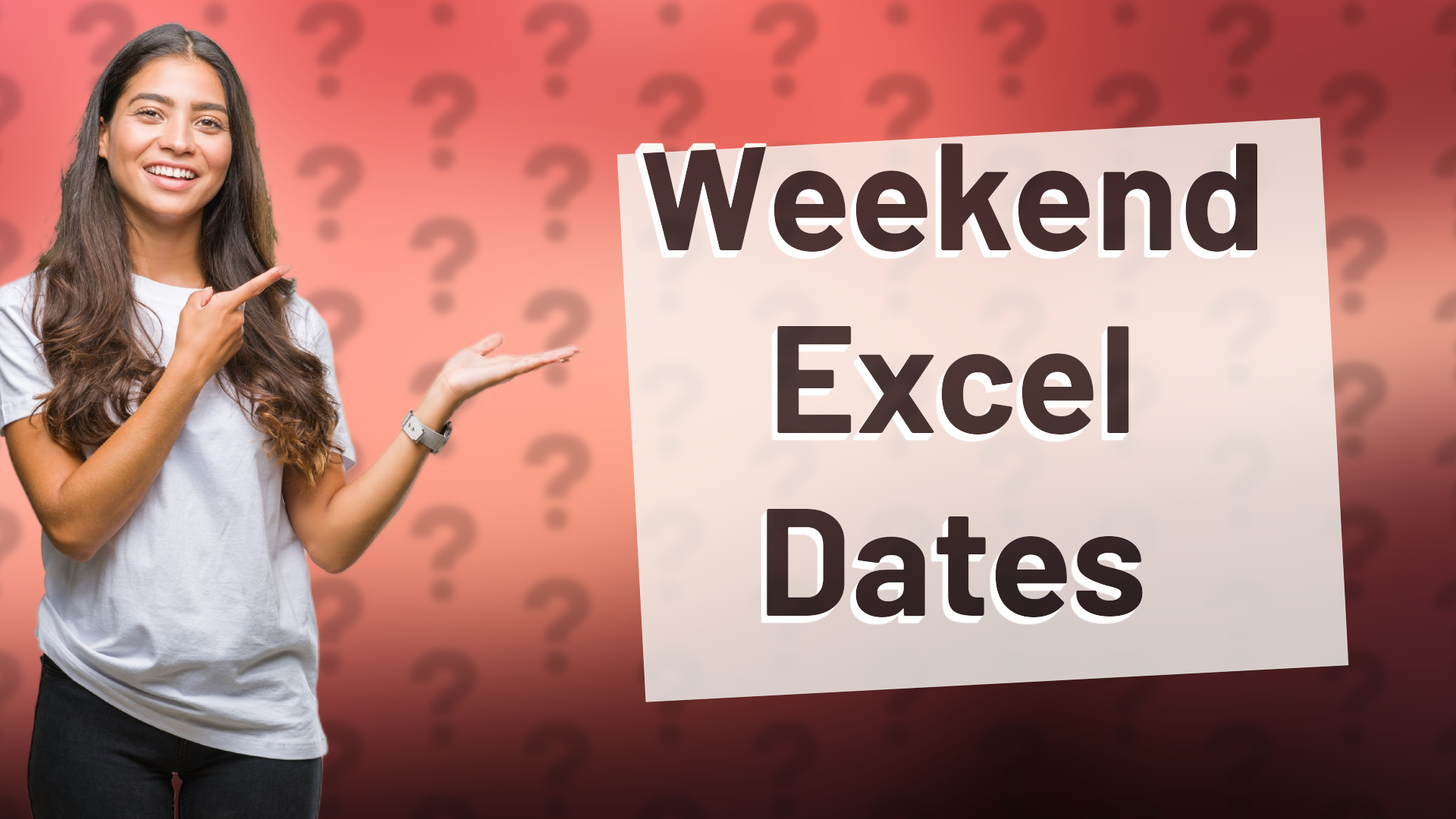 Weekend Excel Dates