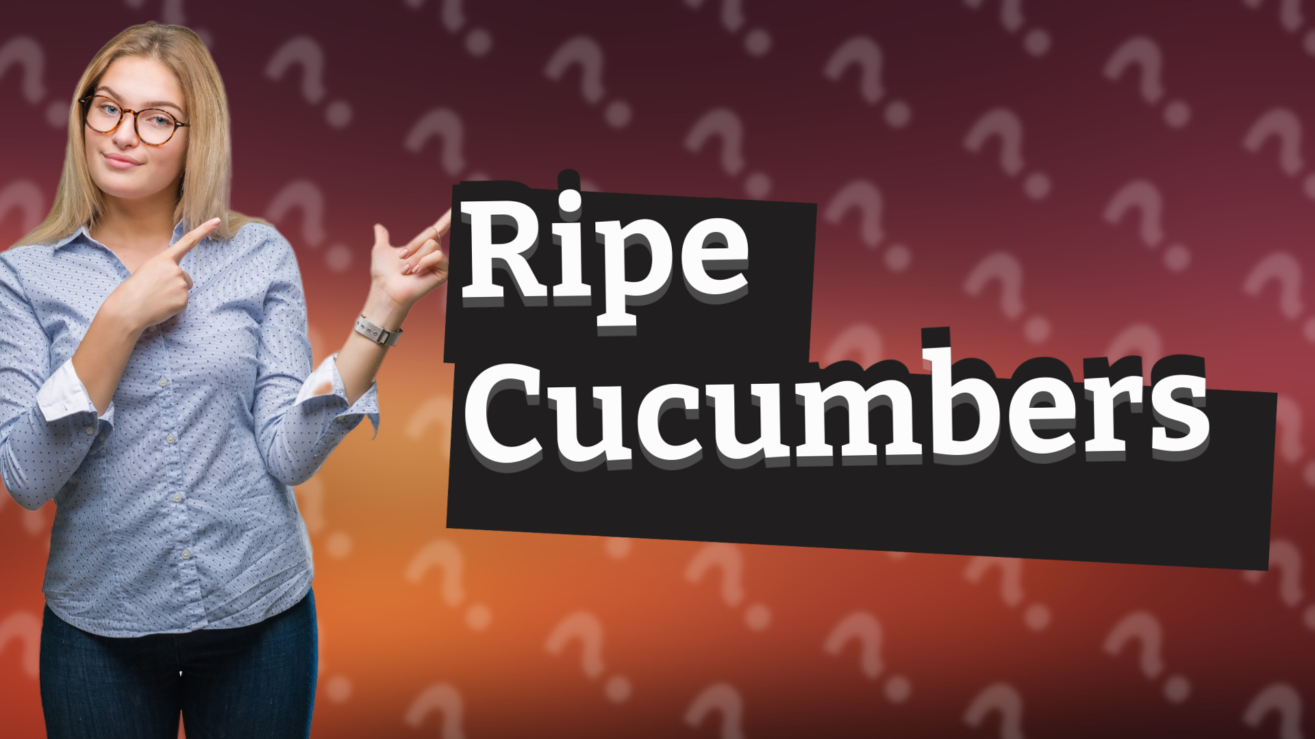 Ripe Cucumbers