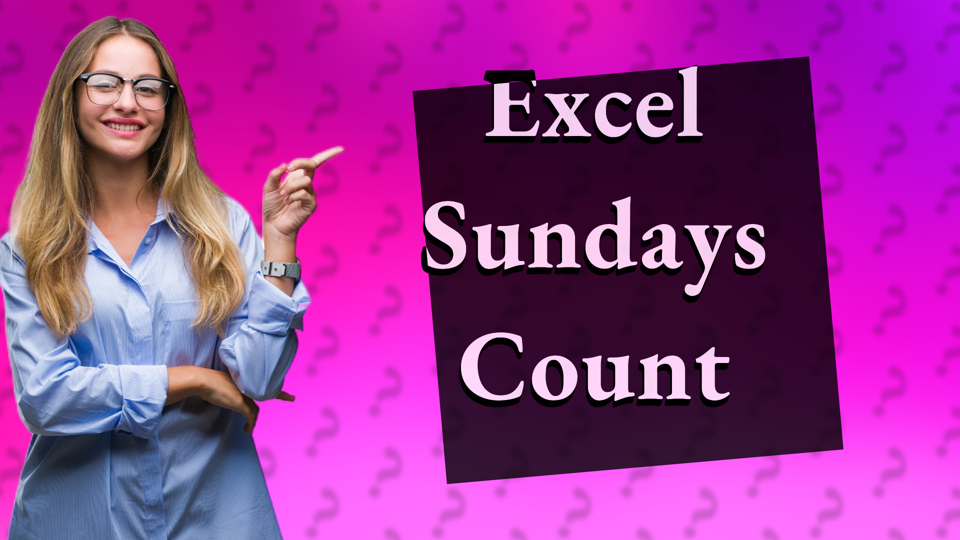 Excel Sundays Count