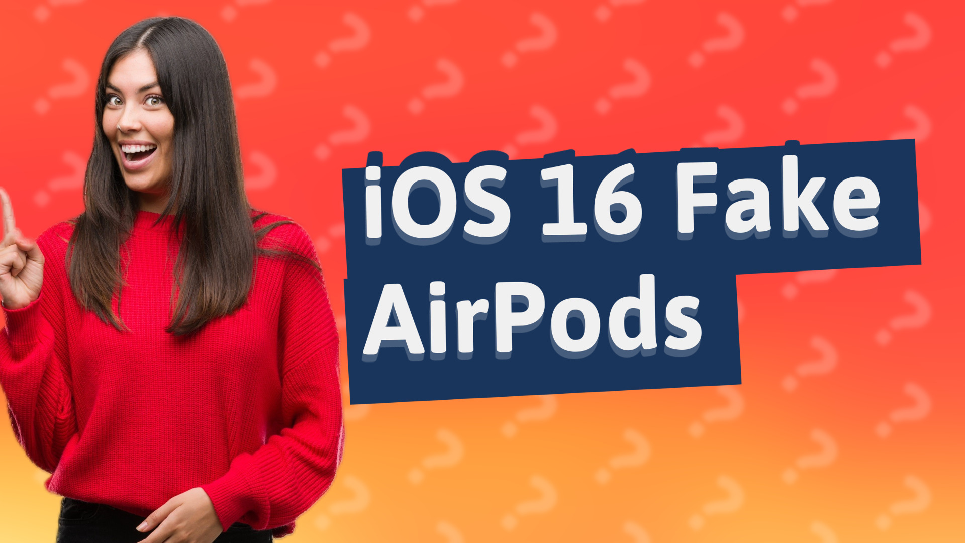 iOS 16 Fake AirPods