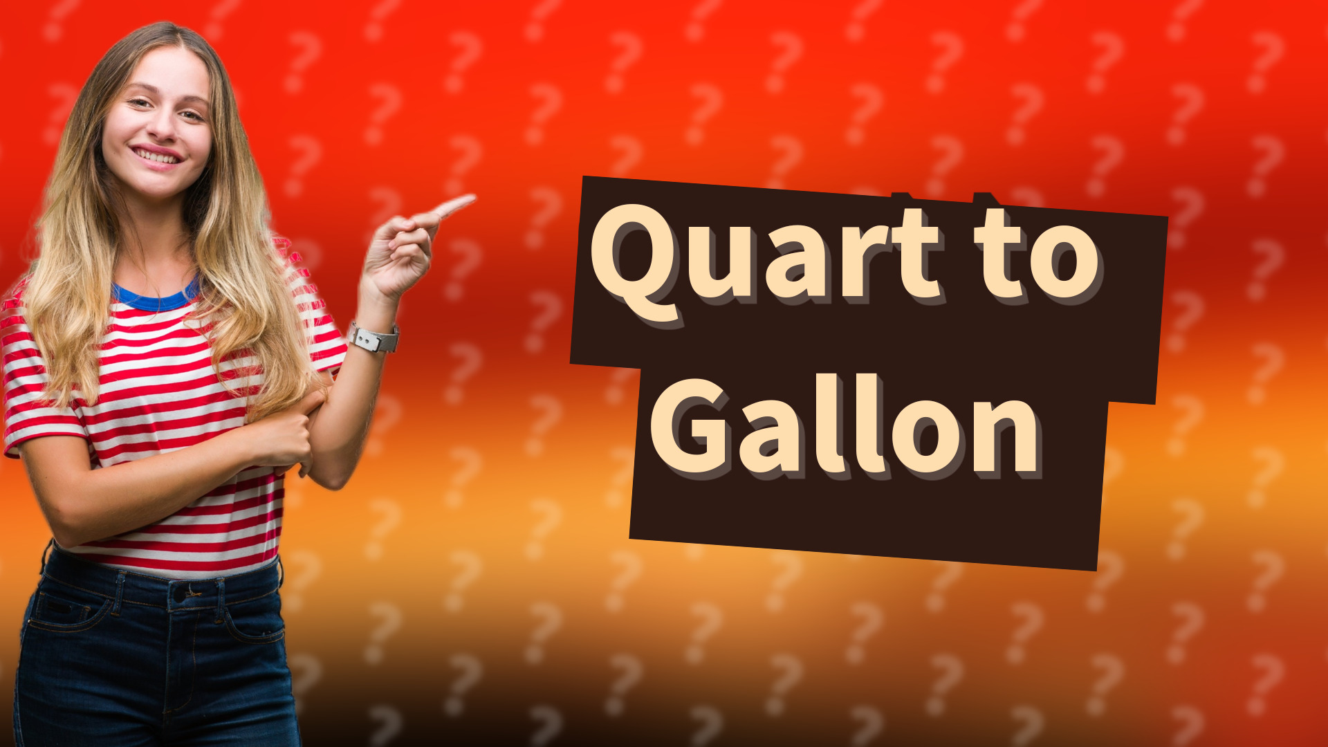 Quart to Gallon