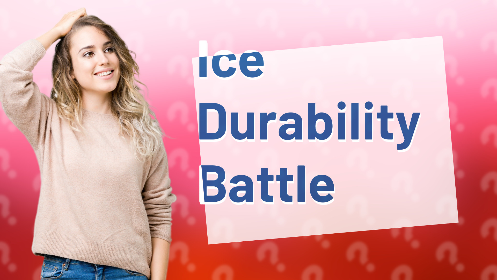 Ice Durability Battle