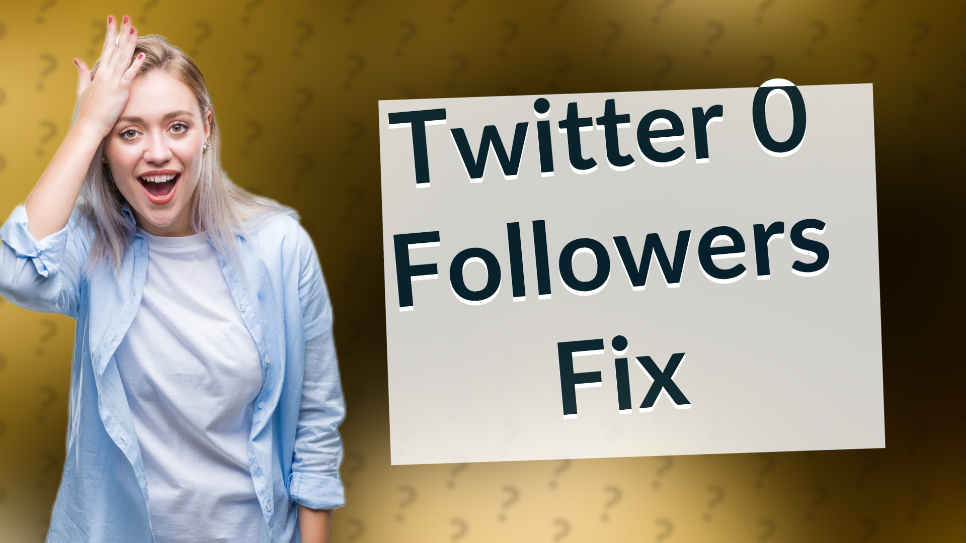 Twitter 0 Followers Fix