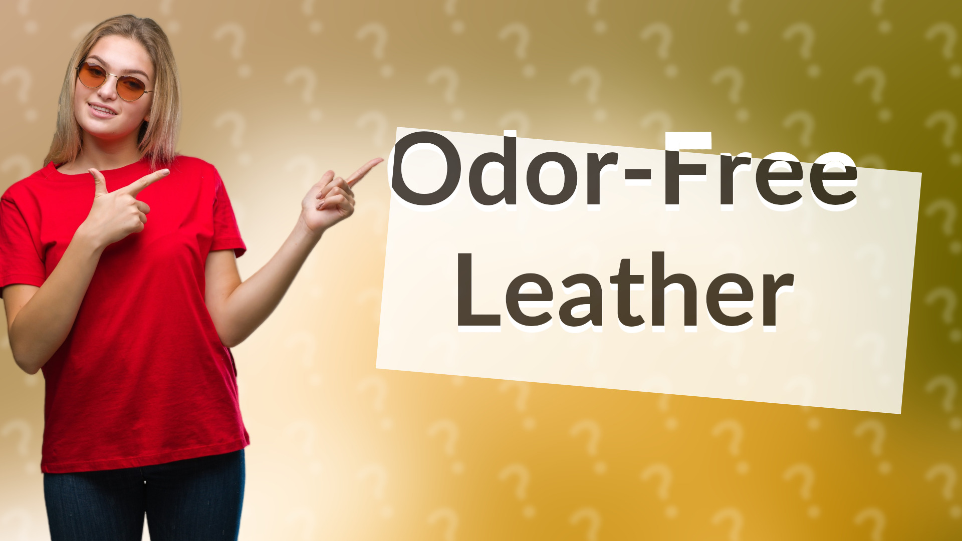 Odor-Free Leather