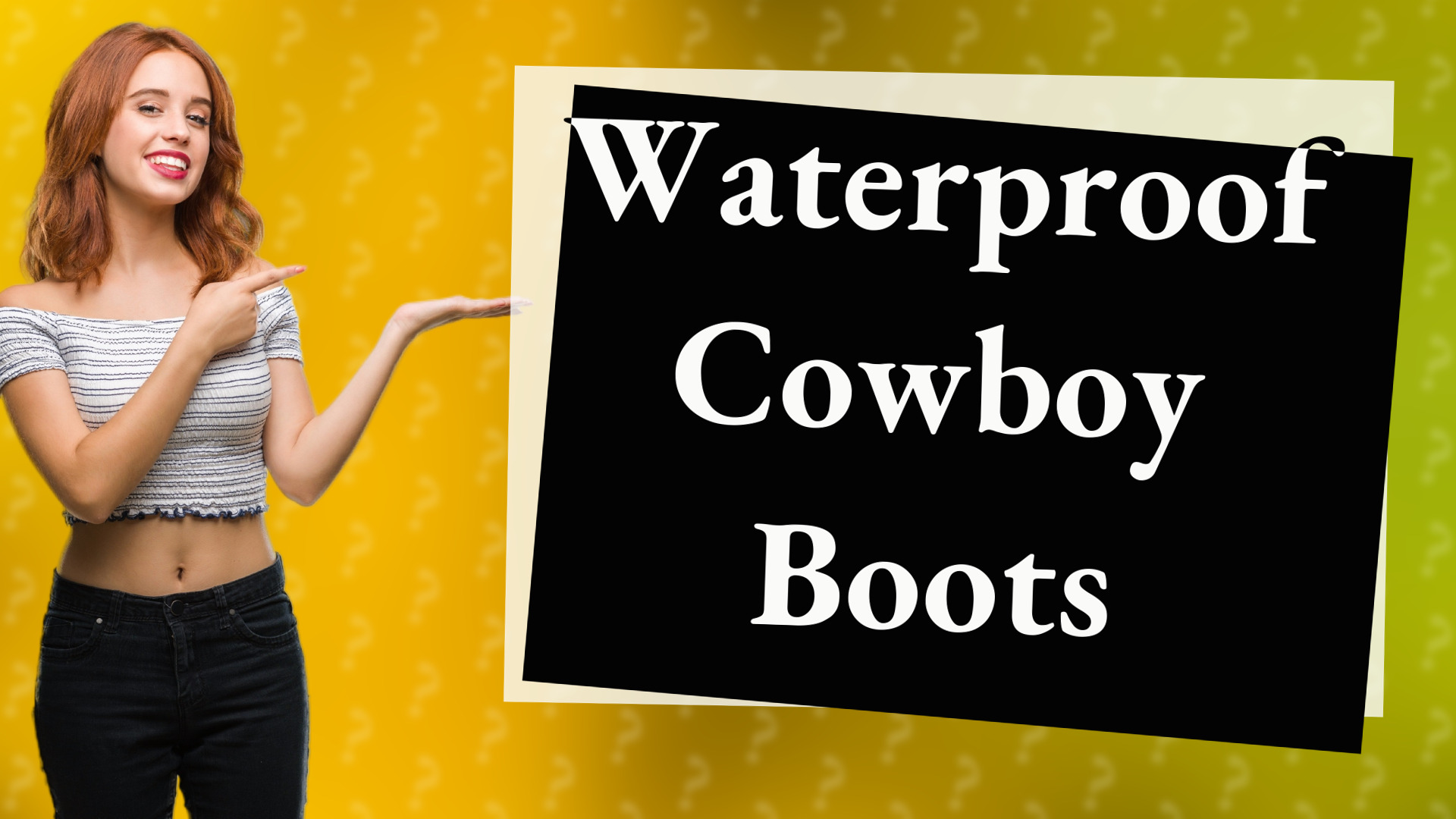 Waterproof Cowboy Boots