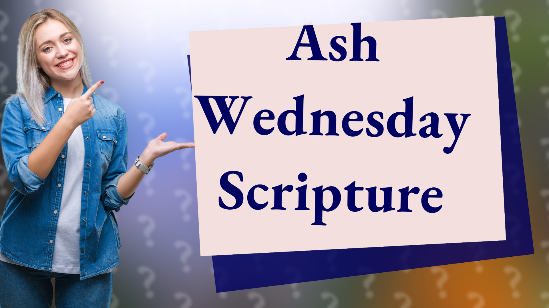 Ash Wednesday Scripture