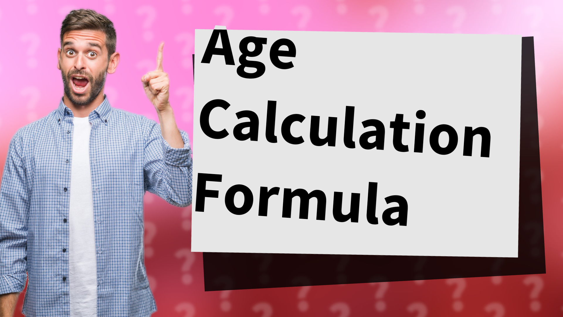 Age Calculation Formula