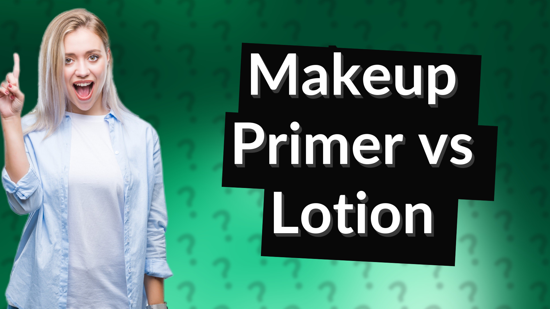 Makeup Primer vs Lotion
