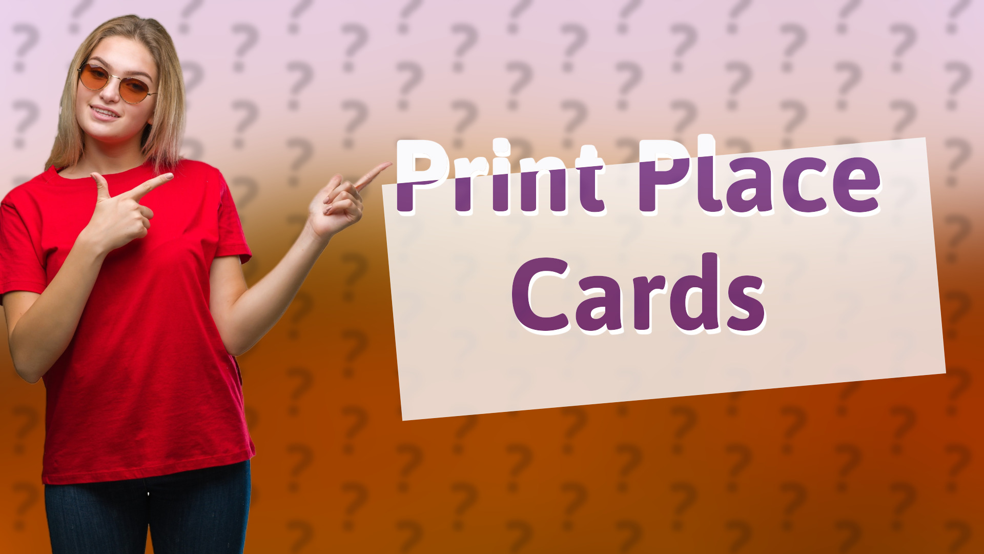 Print Place Cards