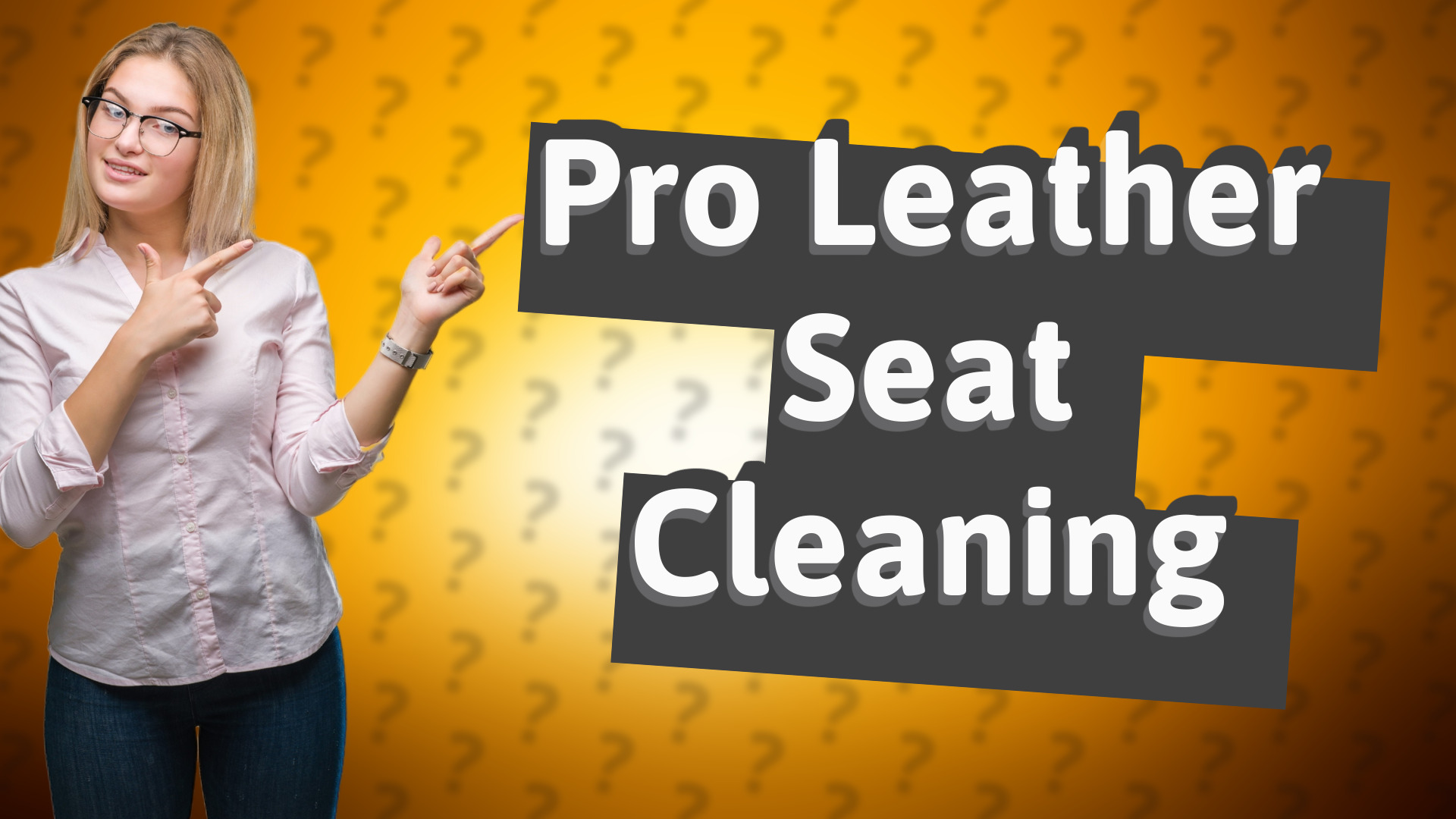 Pro Leather Seat Cleaning