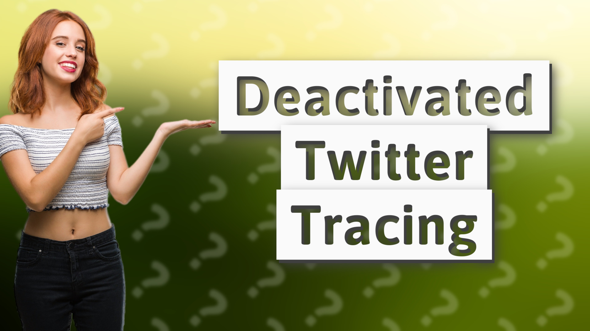 Deactivated Twitter Tracing
