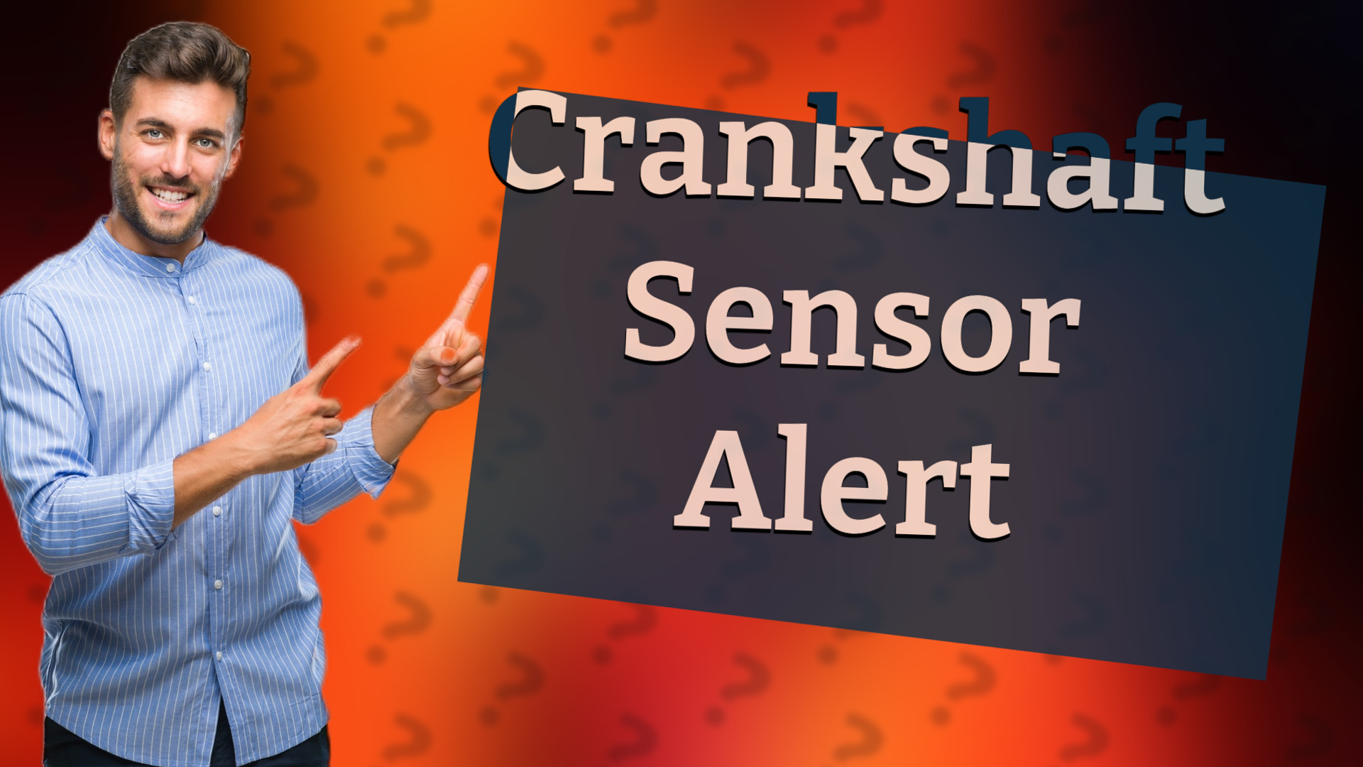 Crankshaft Sensor Alert