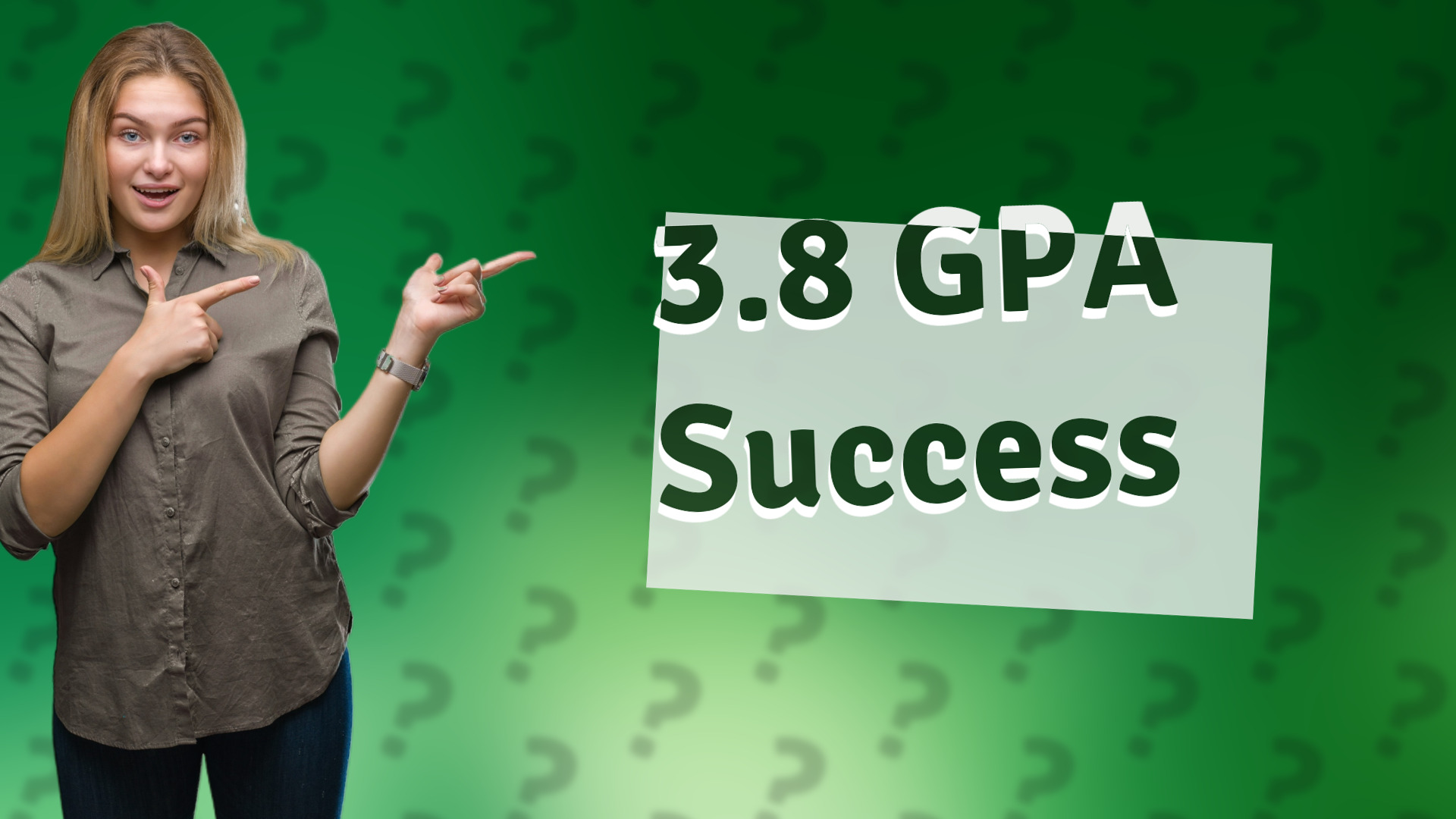3.8 GPA Success