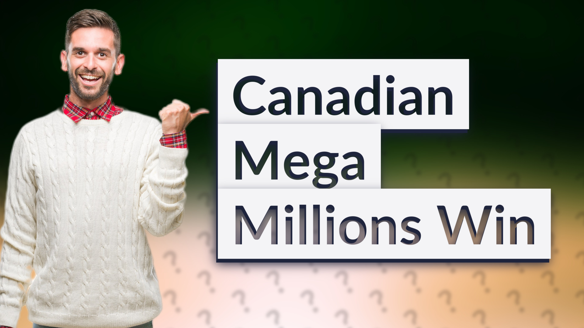 Canadian Mega Millions Win