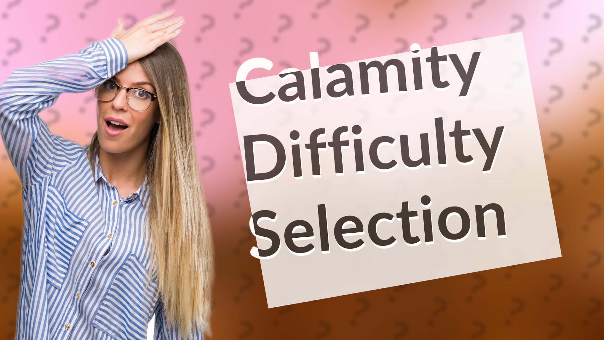 Calamity Difficulty Selection