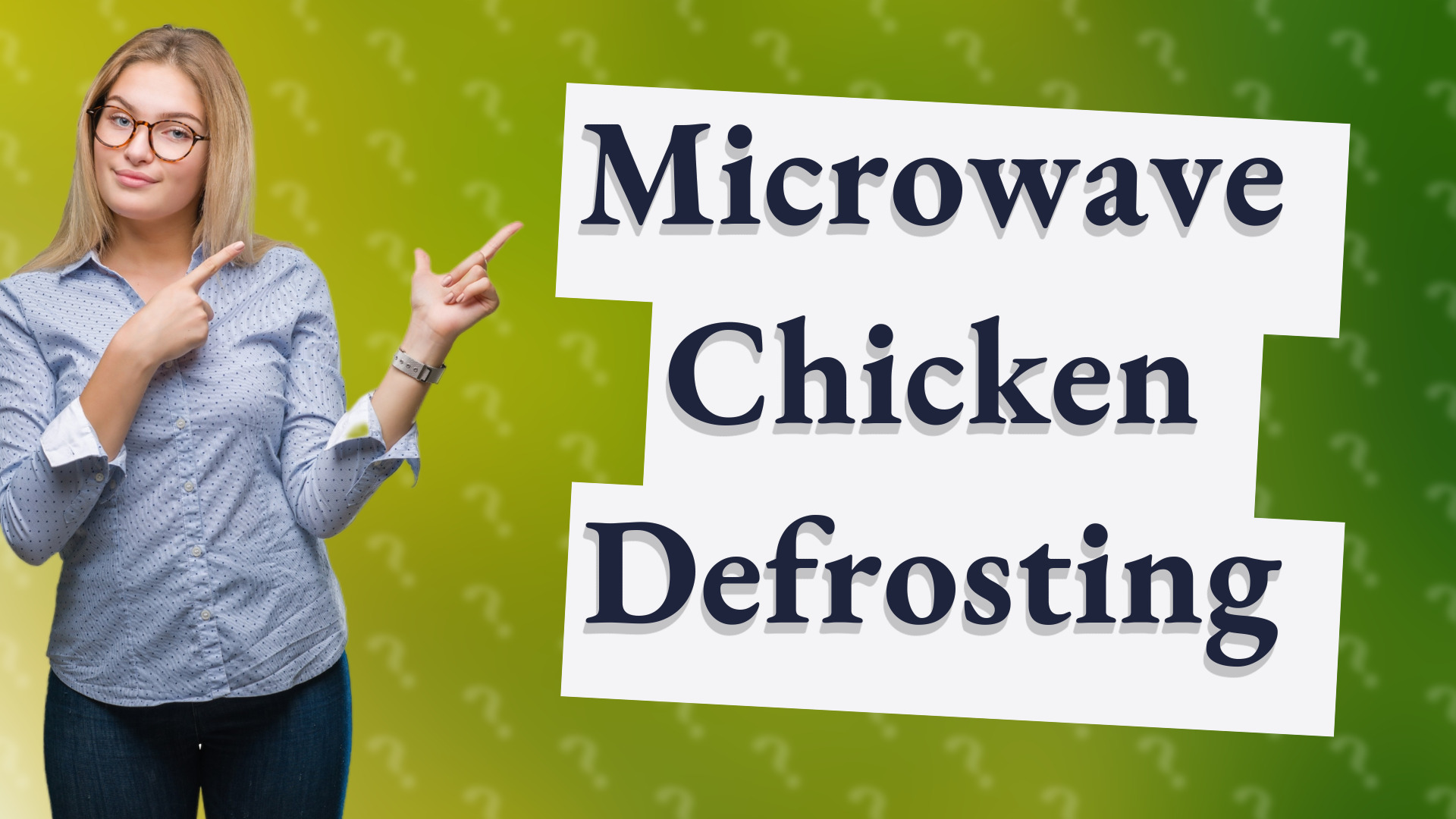 Microwave Chicken Defrosting