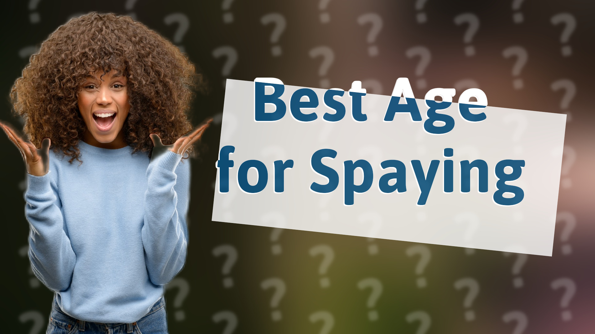 Best Age for Spaying