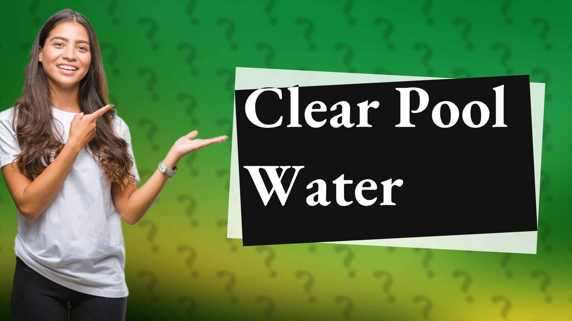 Clear Pool Water