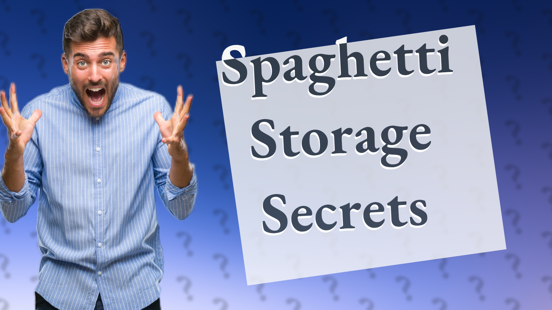 Spaghetti Storage Secrets