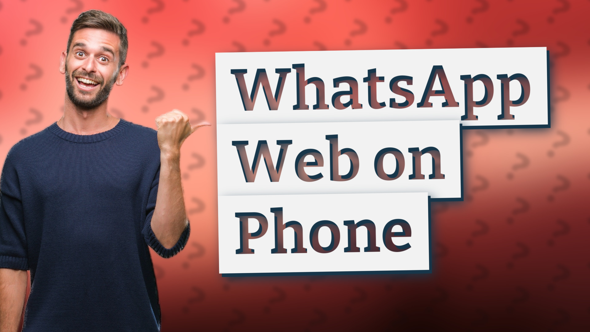 WhatsApp Web on Phone