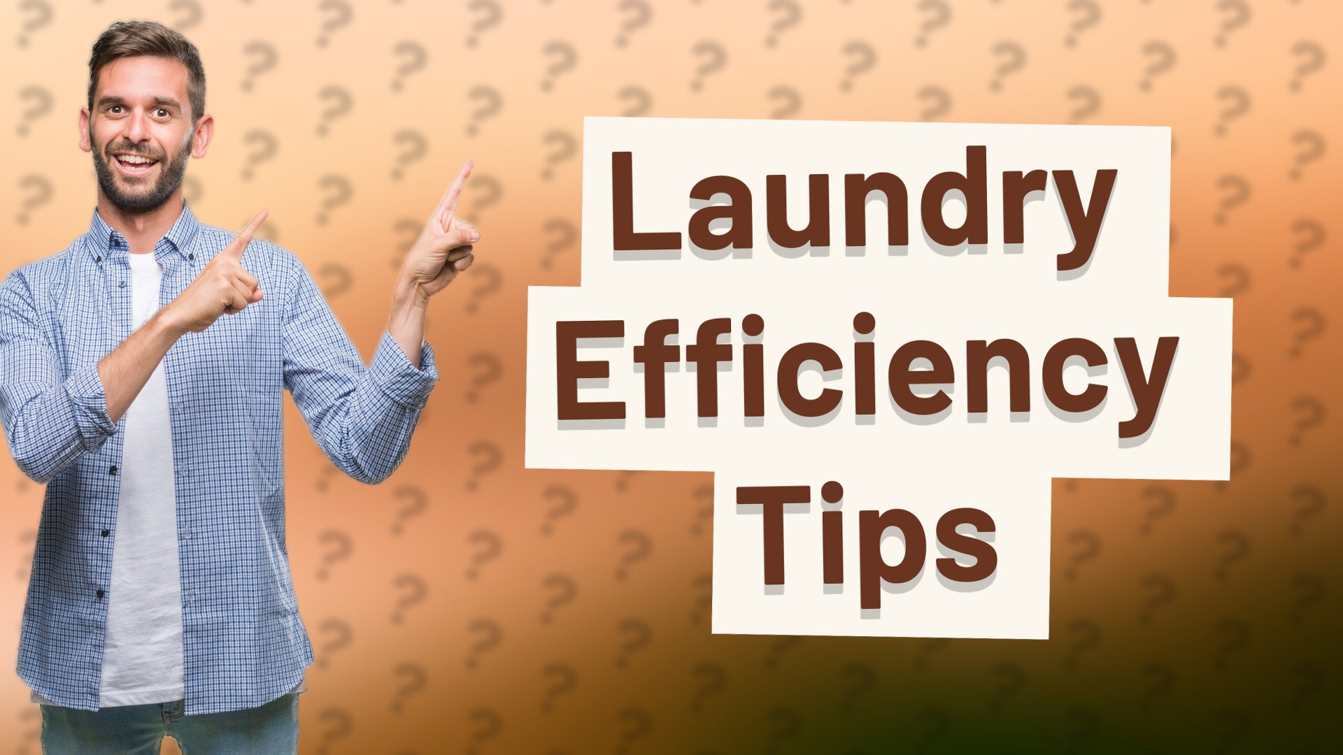 Laundry Efficiency Tips