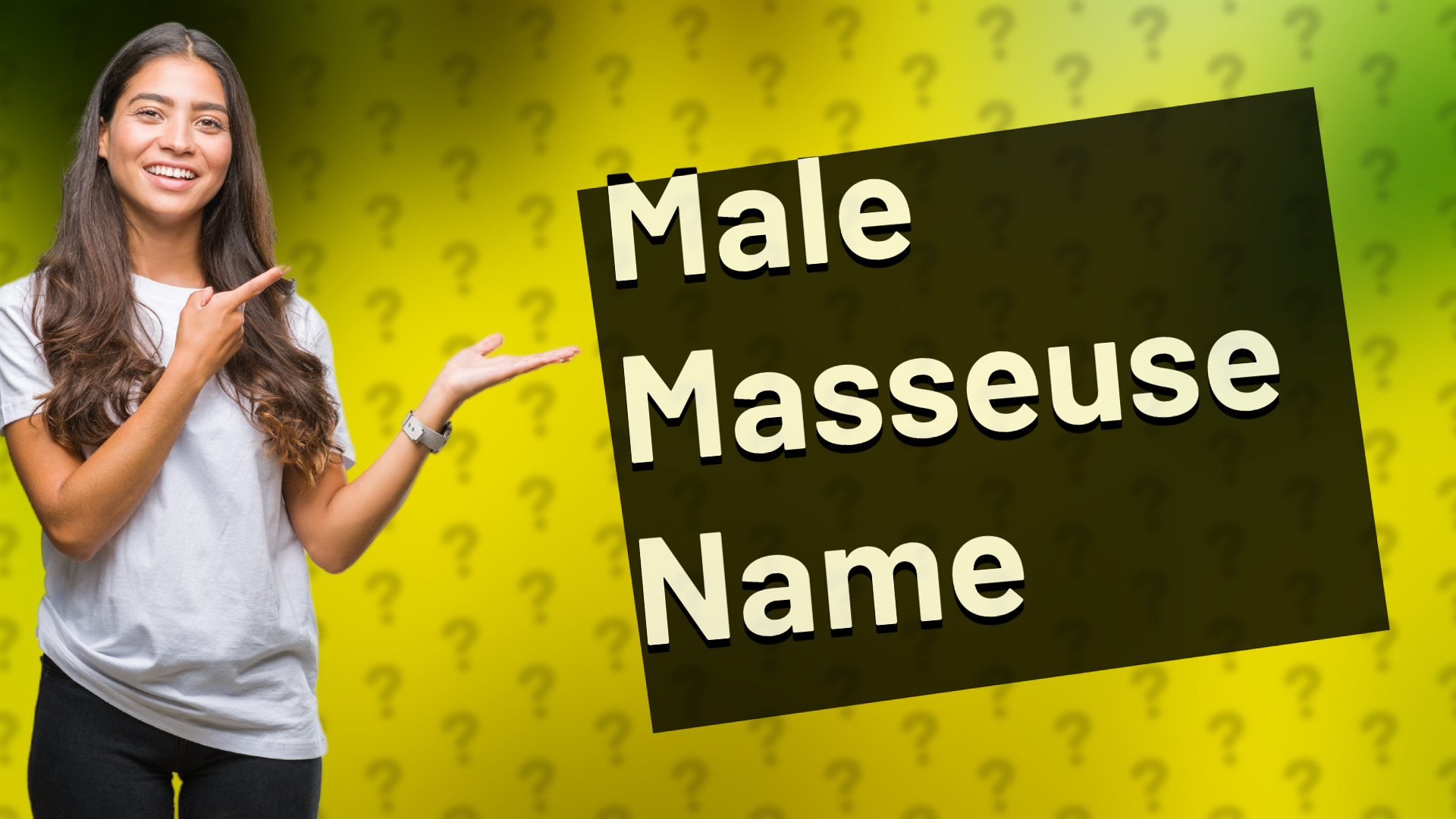 Male Masseuse Name