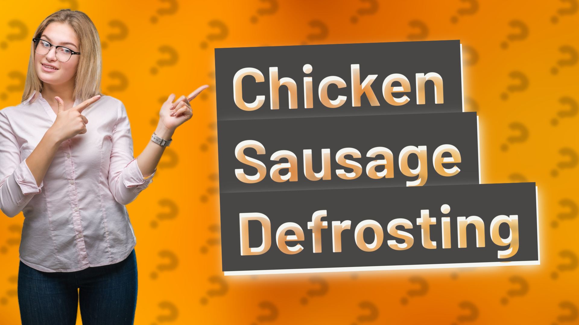 Chicken Sausage Defrosting