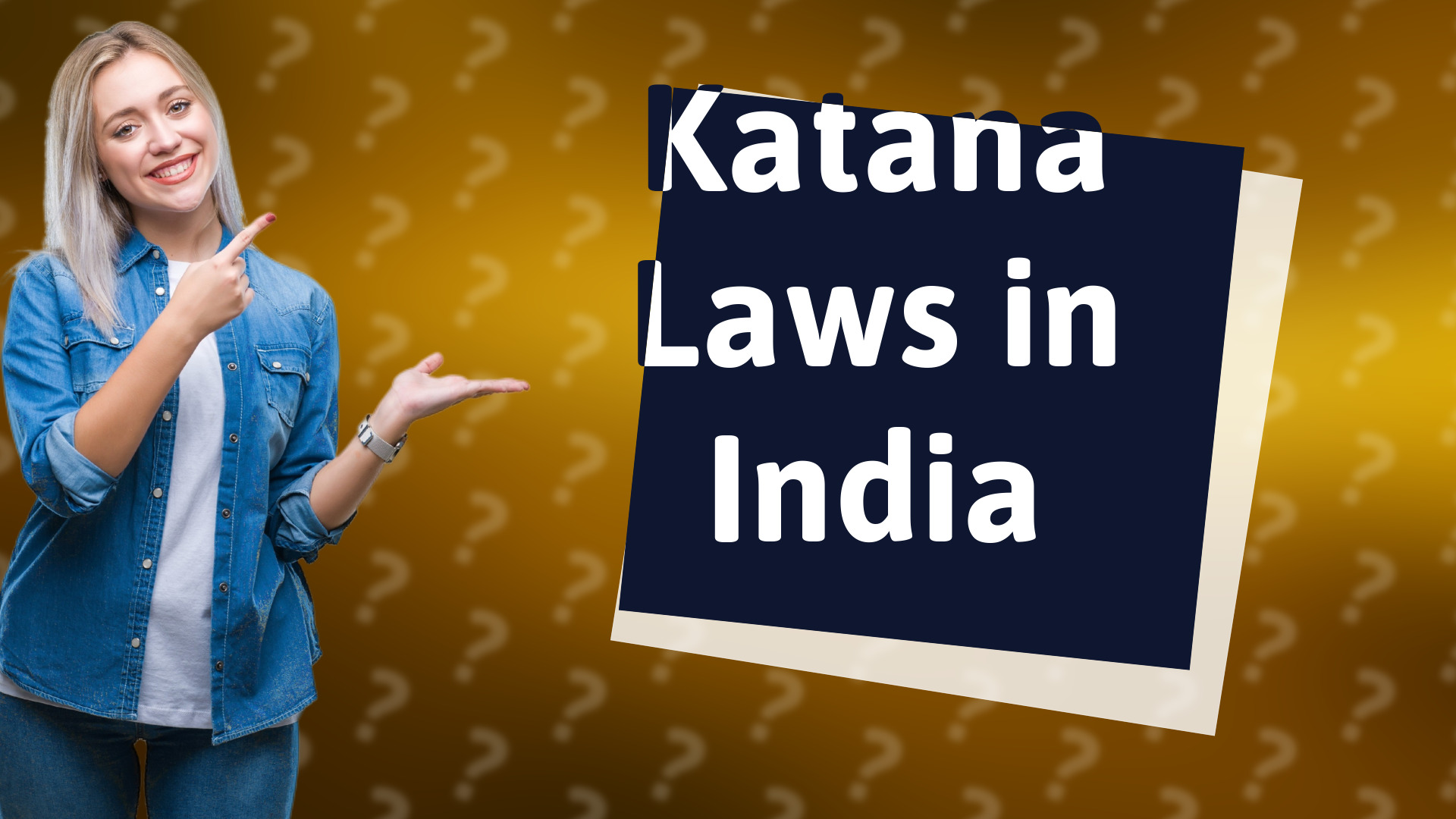 Katana Laws in India