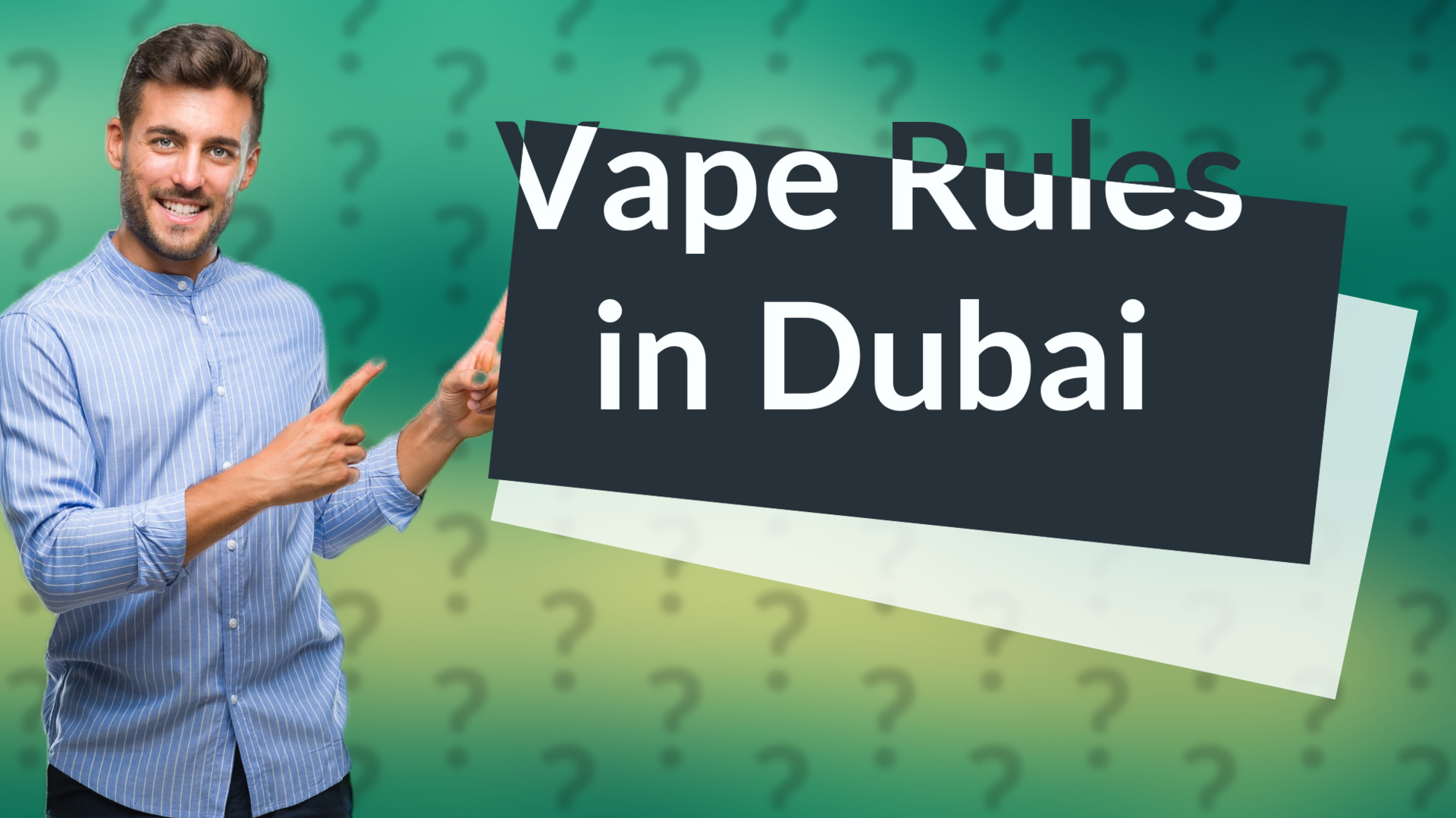 Vape Rules in Dubai