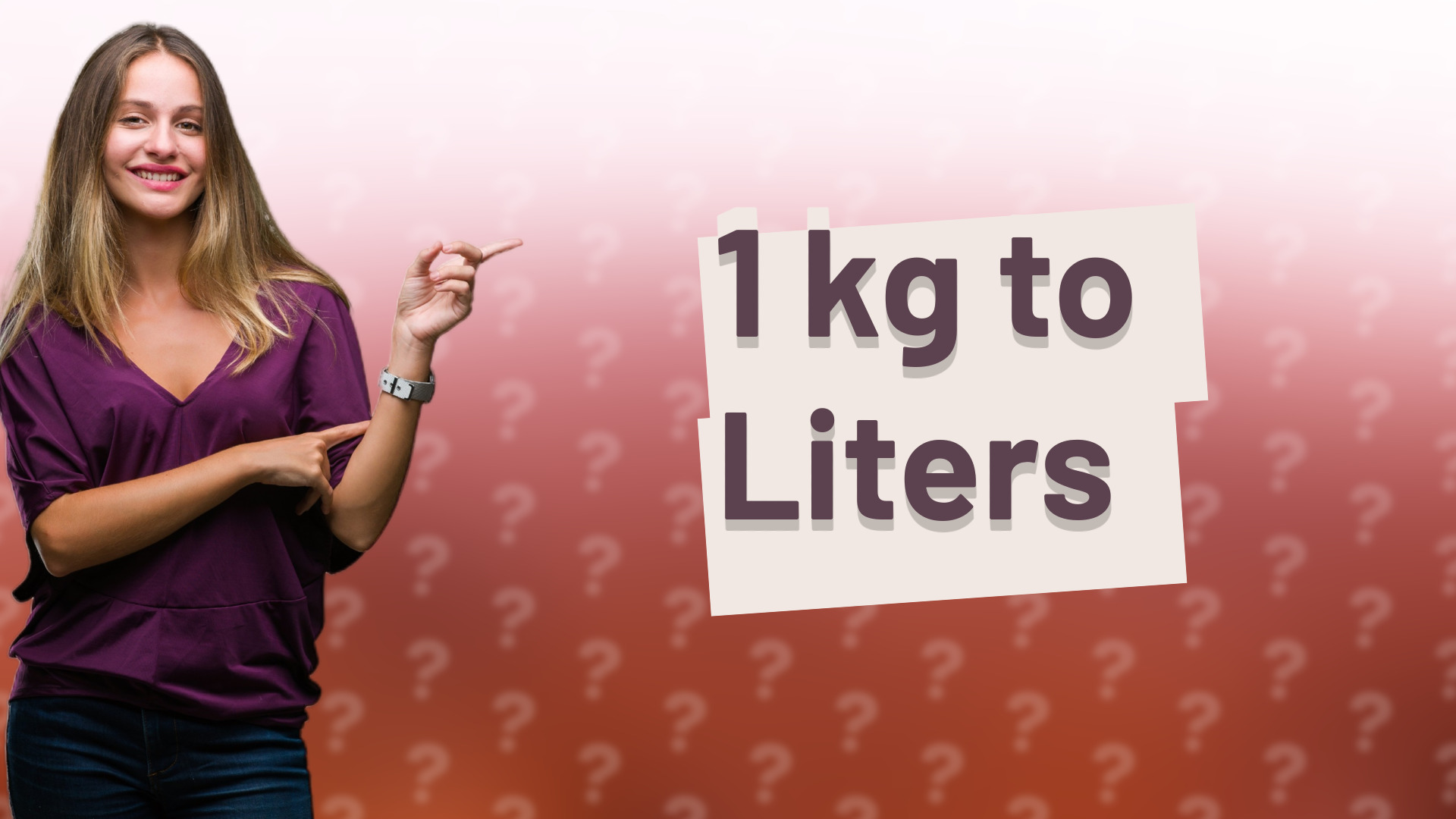 1 kg to Liters