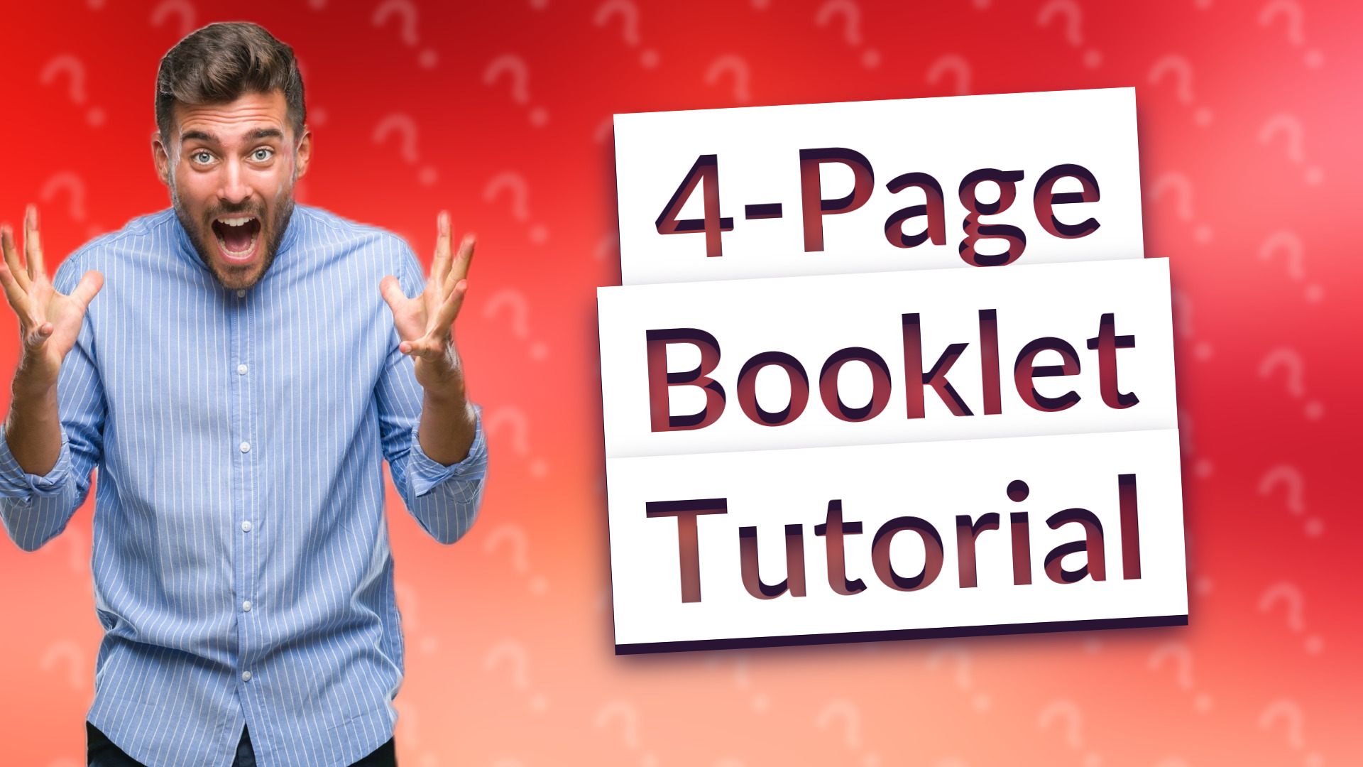 4-Page Booklet Tutorial